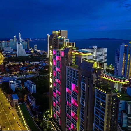 芭提雅高层海景奢华公寓the Riviera Jomtien生香家直达海滩2704 Exterior foto
