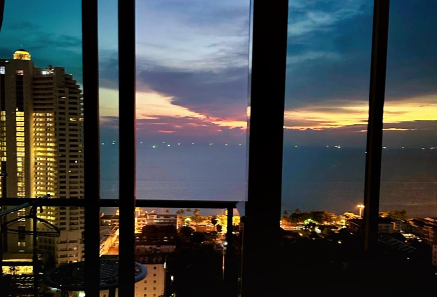 芭提雅高层海景奢华公寓the Riviera Jomtien生香家直达海滩2704 Exterior foto
