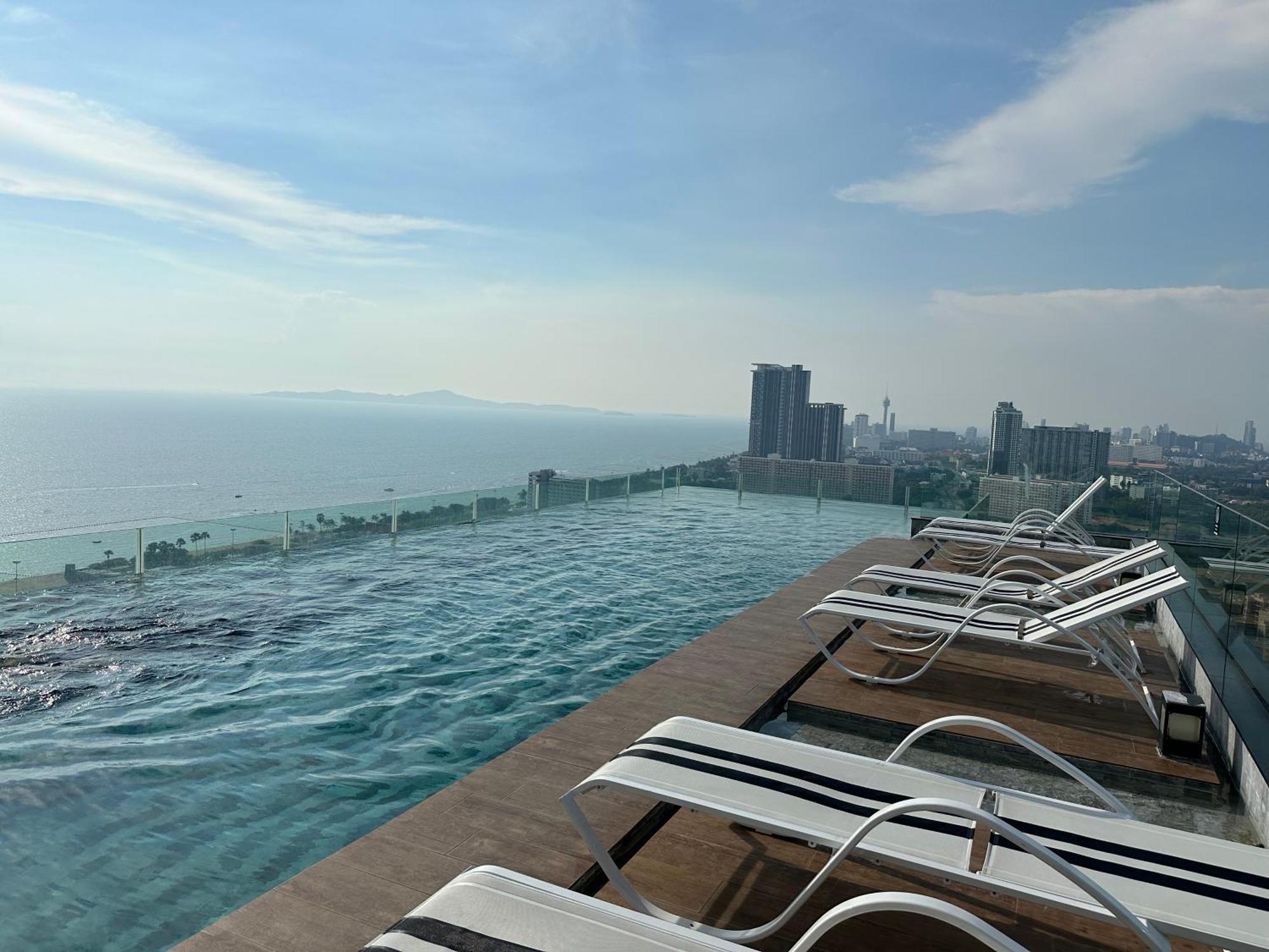 芭提雅高层海景奢华公寓the Riviera Jomtien生香家直达海滩2704 Exterior foto