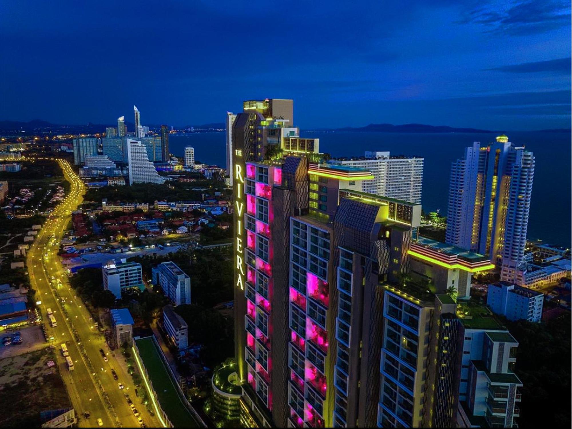 芭提雅高层海景奢华公寓the Riviera Jomtien生香家直达海滩2704 Exterior foto