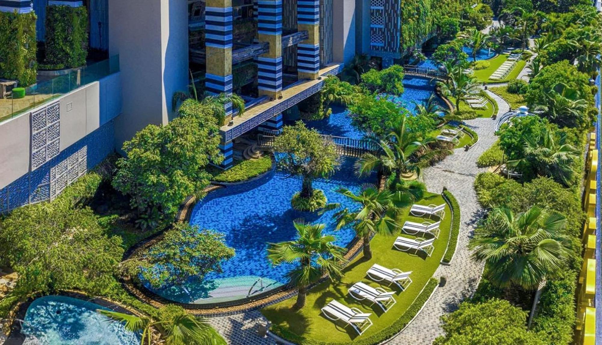 芭提雅高层海景奢华公寓the Riviera Jomtien生香家直达海滩2704 Exterior foto