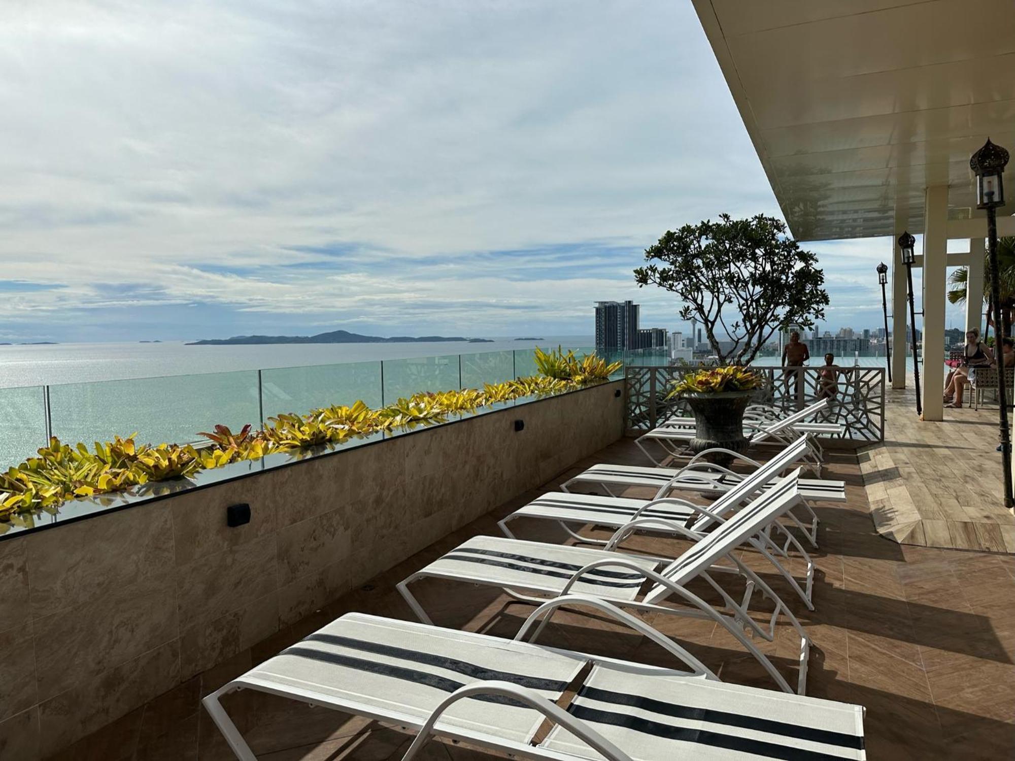 芭提雅高层海景奢华公寓the Riviera Jomtien生香家直达海滩2704 Exterior foto