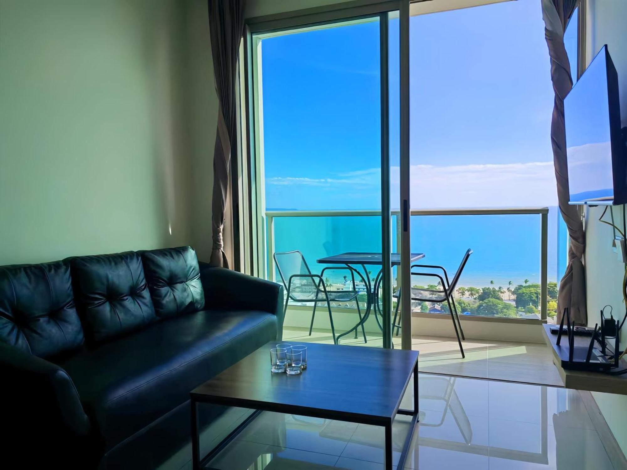 芭提雅高层海景奢华公寓the Riviera Jomtien生香家直达海滩2704 Exterior foto