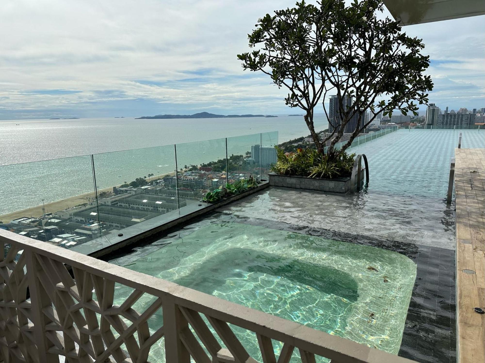 芭提雅高层海景奢华公寓the Riviera Jomtien生香家直达海滩2704 Exterior foto